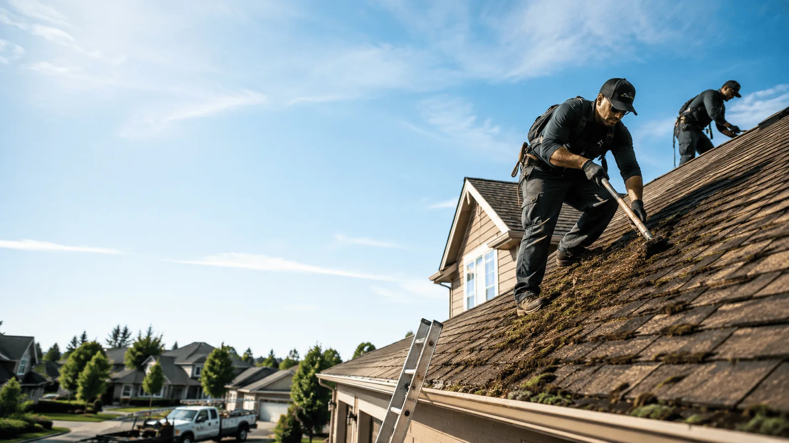 Roof Moss Removal in Huddy, KY near me